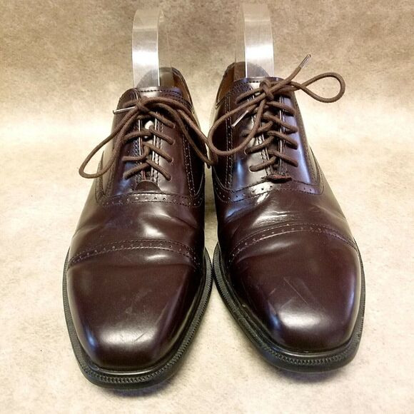 Rockport Mens Adiprene K71639 Size 8.5 Brown Lace Up Cap Toe Oxford Dress Shoes main image 9